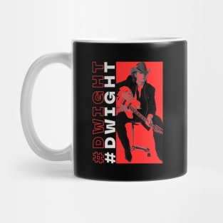 DWIGHT RED STYLE NEGATIVE SPACE Mug